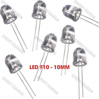 Led phi 10 (F10) 7 màu, (250 bóng/ 1 túi)