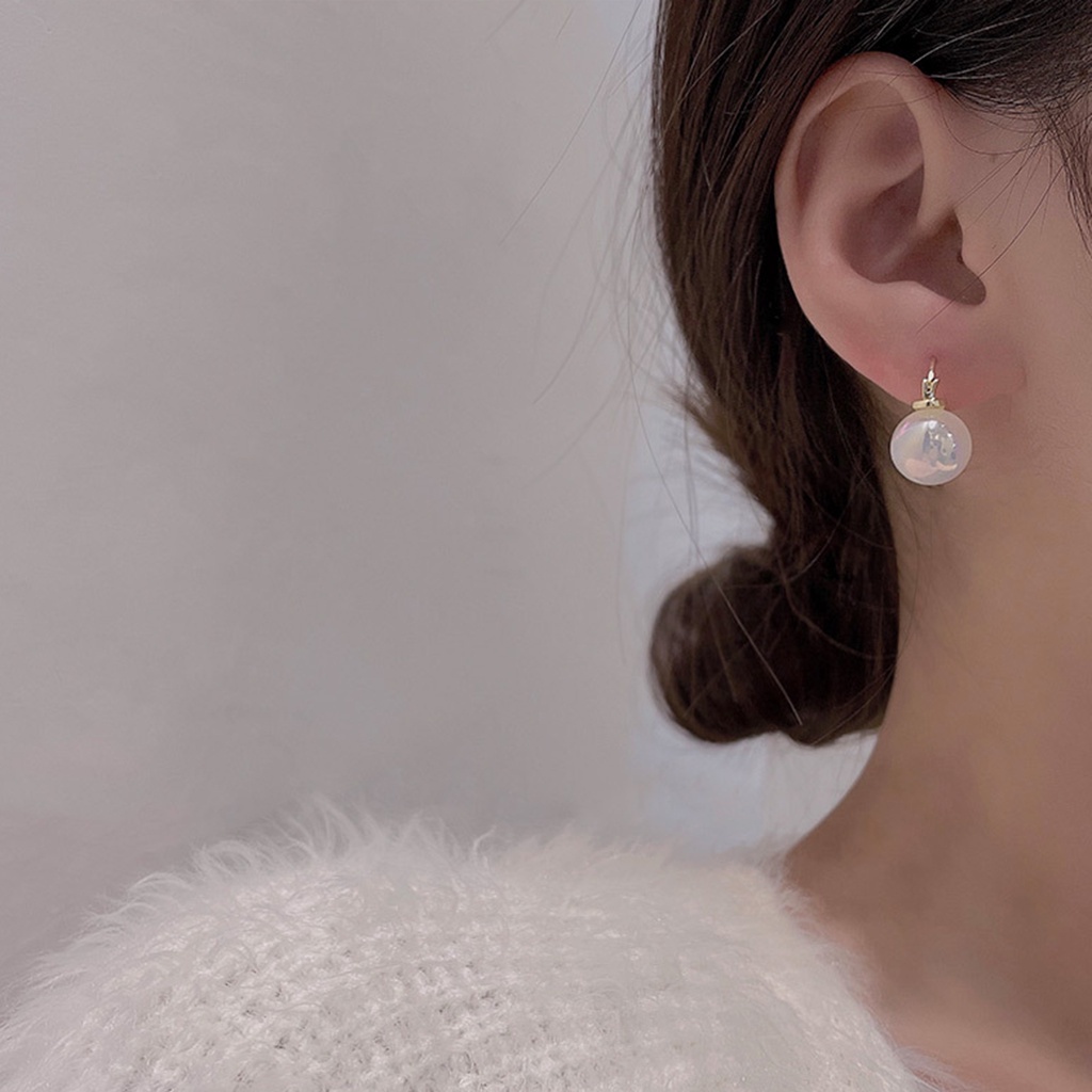 Ở stcok| 1 Đôi Bông Tai Nữ Đính Ngọc Trai Nhân Tạo Lấp Lánh