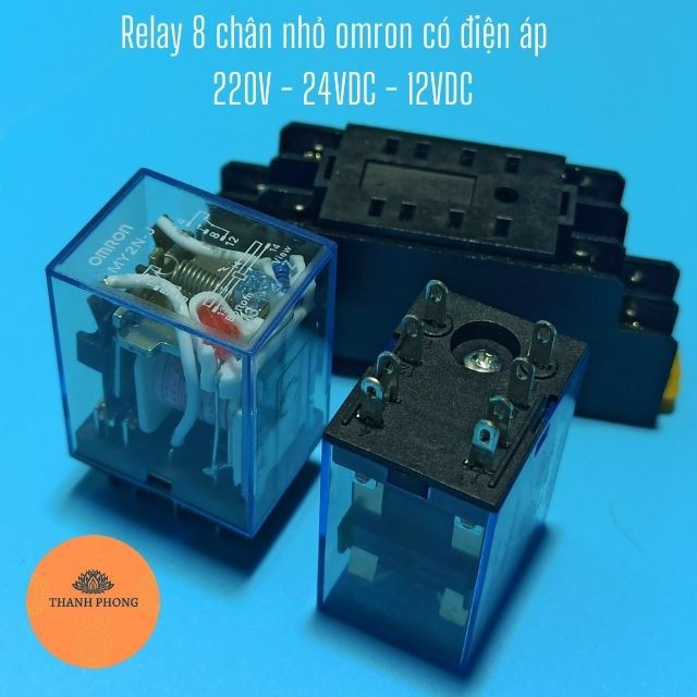 Rơ Le Trung Gian Omron 8 Chân 14 Chân Relay Kính Omron Rơ Le Kiếng Omron