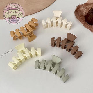 Kẹp tóc, cặp tóc ngoạm nhựa kiểu dáng basic