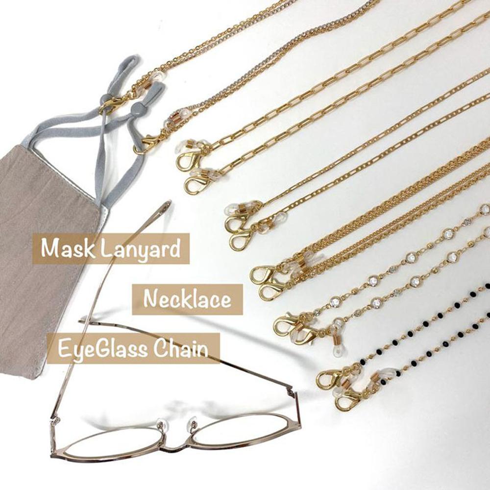 Dây Đeo Mắt Kính Bằng Kim Loại Thời Trang Dành Cho Nam Nữ