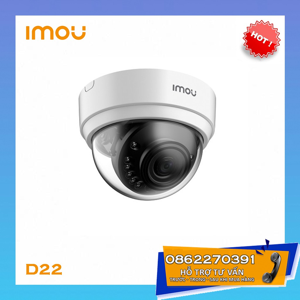 [TRỢ GIÁ] Camera Wifi Ốp Trần IMOU D42P 4MP, D22P FULL HD 1080P