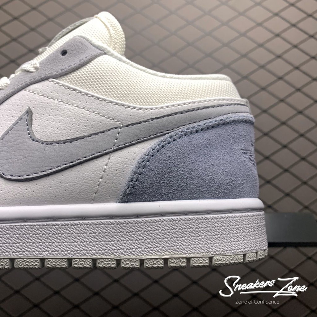 Giày Thể Thao Air Jordan 1 Low Paris Thấp Cổ Màu Xám Xanh Phù Hợp Mọi Dịp Cho Cả Nam Và Nữ Sneakers World