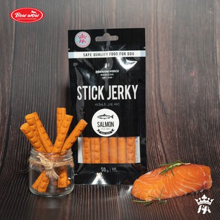 BOWWOW SALMON Stick Jerky 50g _ Cá hồi que cho chó 50g