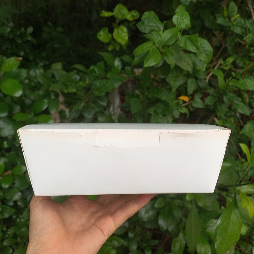 10 Hộp giấy nắp cài đựng gà rán, cá viên, khoai tây trẻ em dùng một lần hình cô gái