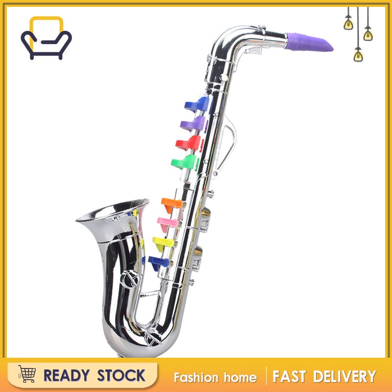 Đồ Chơi Kèn Saxophone 8 Nốt Bằng ABS Và Kim Loại Mini Cho Bé Mẫu Giáo 3 Tuổi