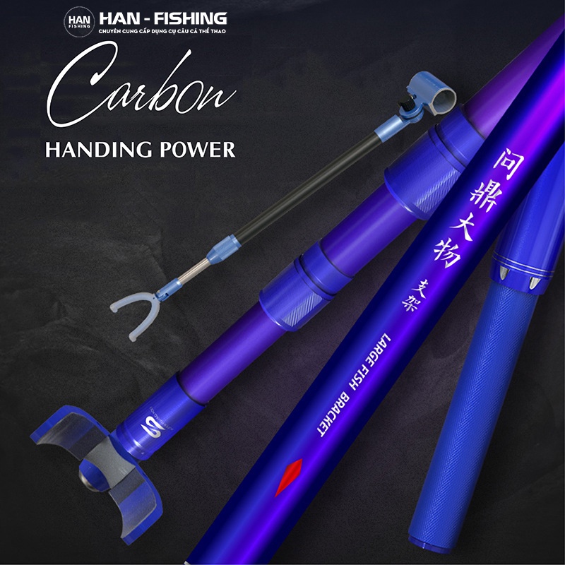 Gác Cần Câu Cá Carbon Handing Power chính hãng – Han Fishing