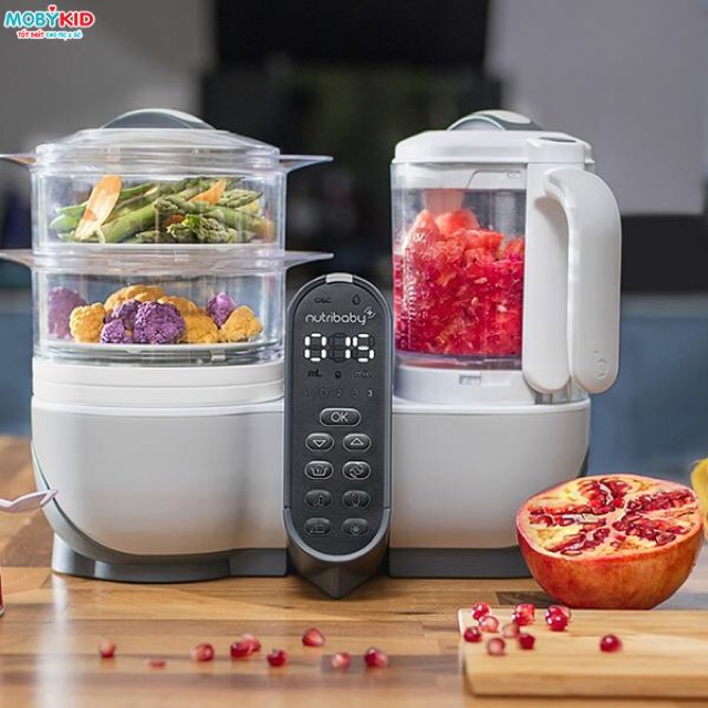 Pass máy xay hấp Babymoov Nutribaby 5in1 plus