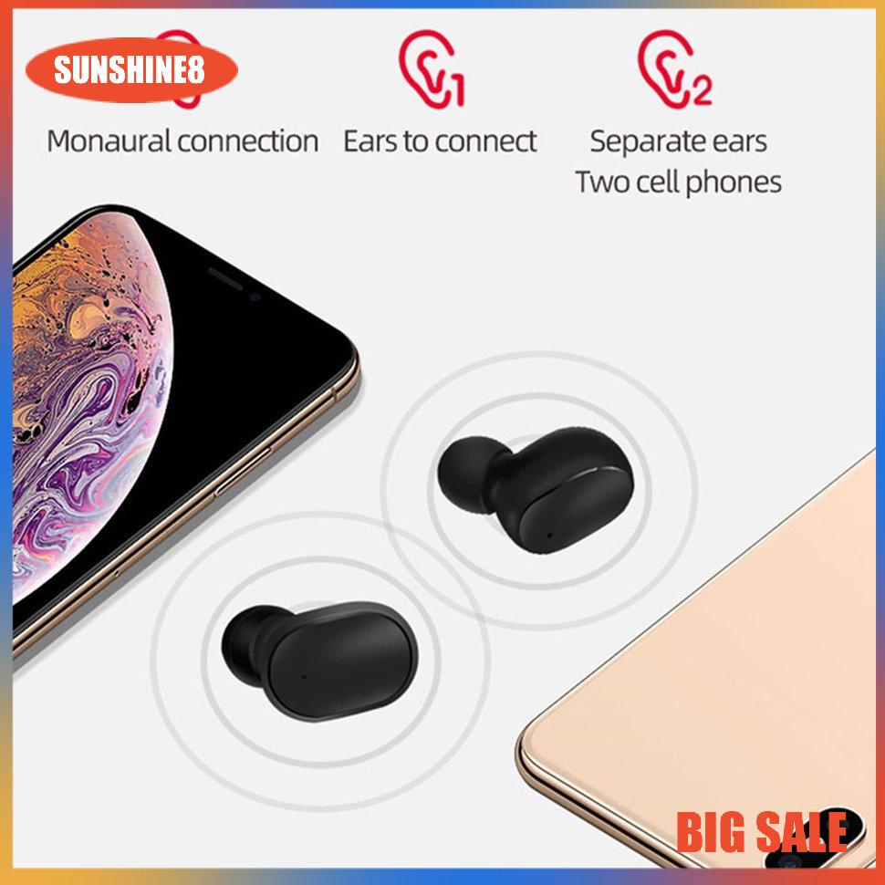 Tai nghe không dây A6S 5.0 Mini kèm hộp sạc cho điện thoại