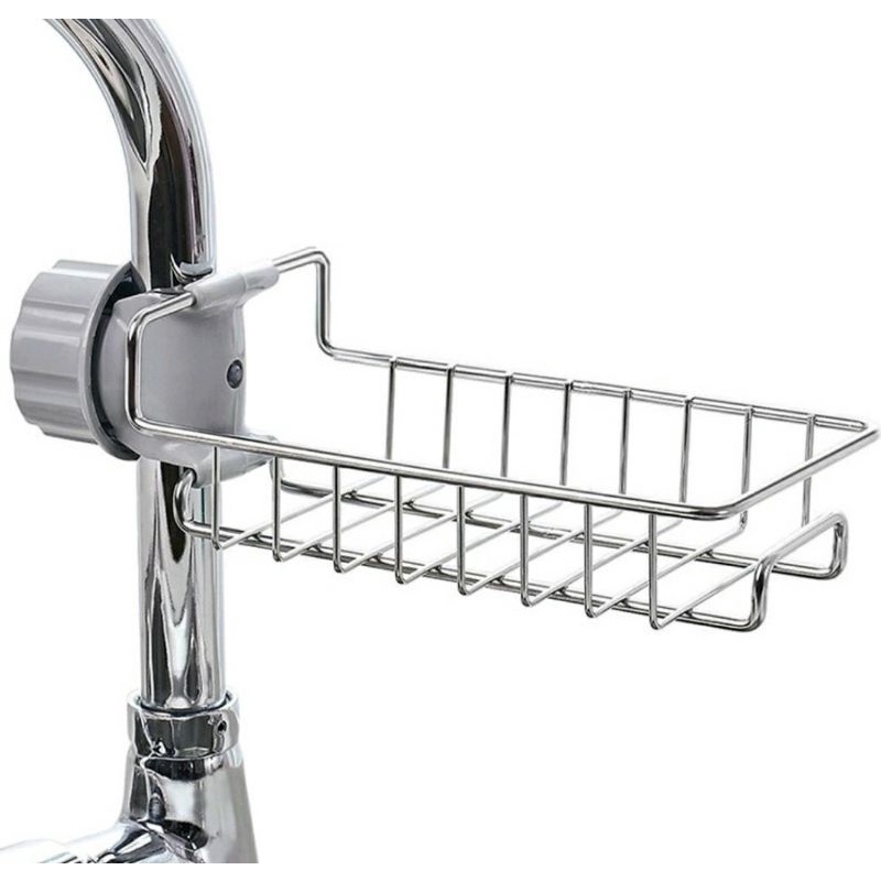Khay inox gắn vòi rửa chén