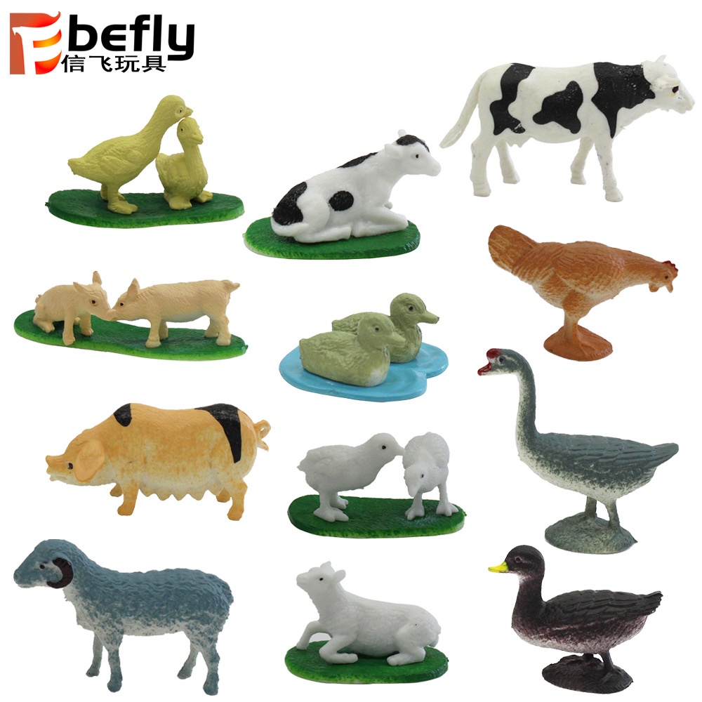 Set 12 Mô Hình Côn Trùng/Động Vật Biển Đồ Chơi Cho Bé