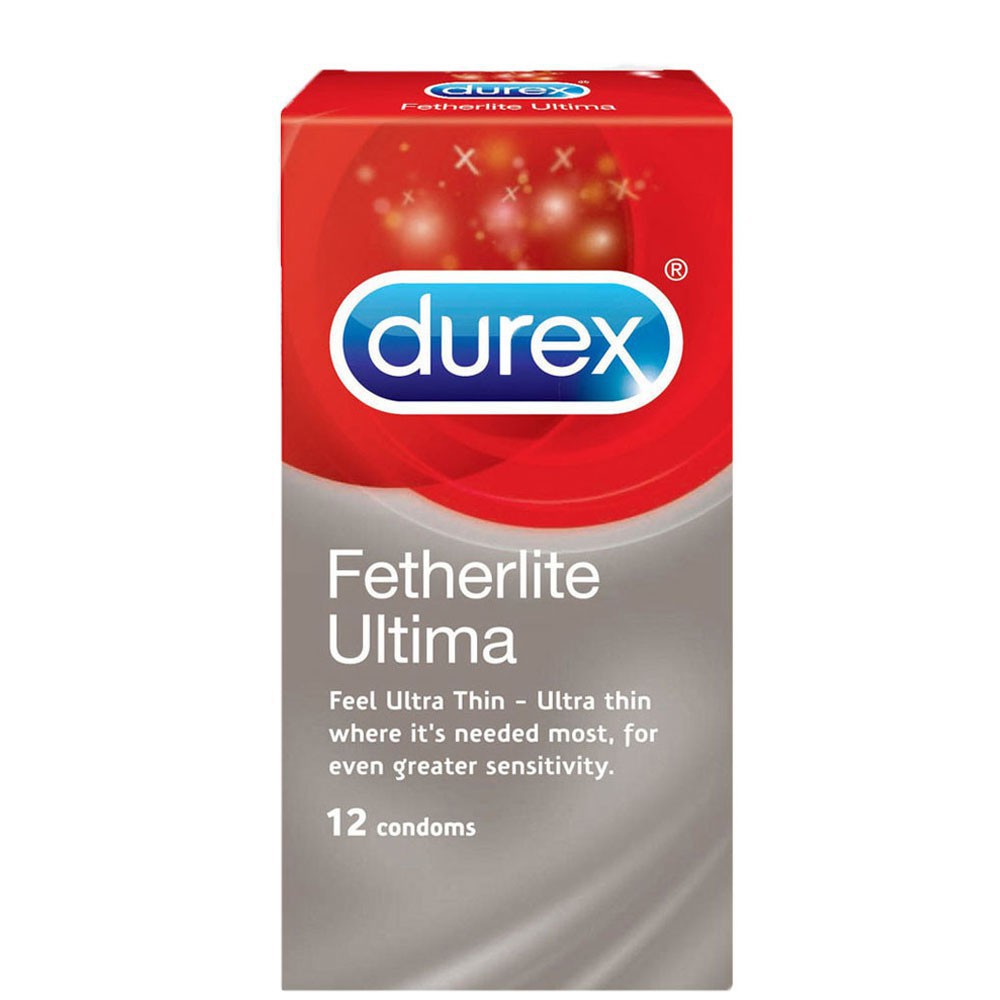 12 Bao cao Su Siêu Mỏng Durex Fetherlite Ultima chính hãng