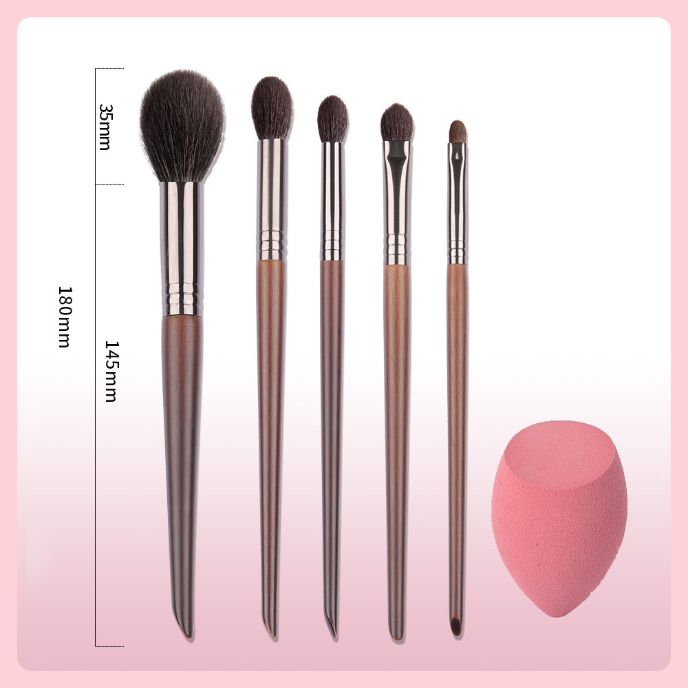 Bộ 5 Cọ Trang Điểm Mắt OVW XQ57111220 Lông Dê Chất Lượng Cao