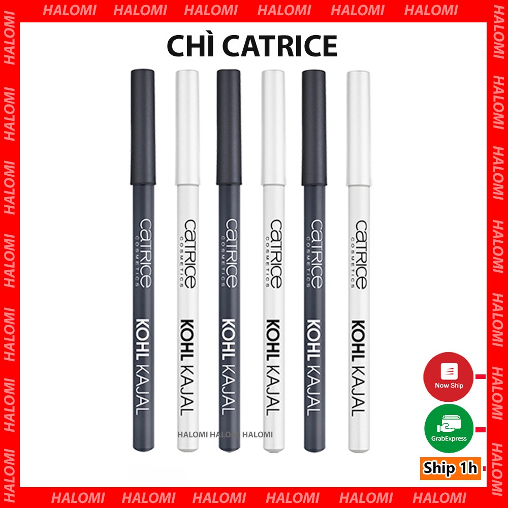 Chì kẻ mắt Catrice Kohl Kajal trắng đen chuyên kẻ viền mắt makeup