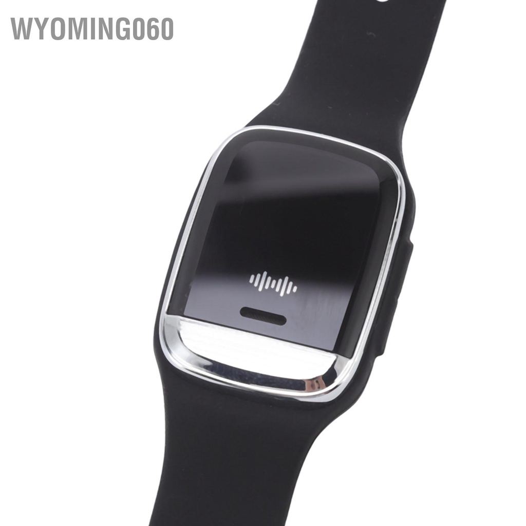 Wyoming060 Vòng đeo tay chống muỗi bằng sóng siêu âm Đồng hồ phát hiện nhiệt độ USB có thể sạc lại