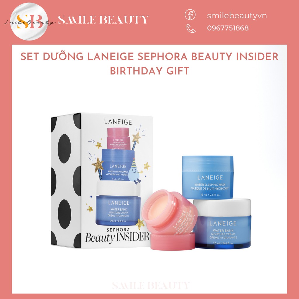 Set dưỡng Laneige Sephora Beauty Insider Birthday Gift