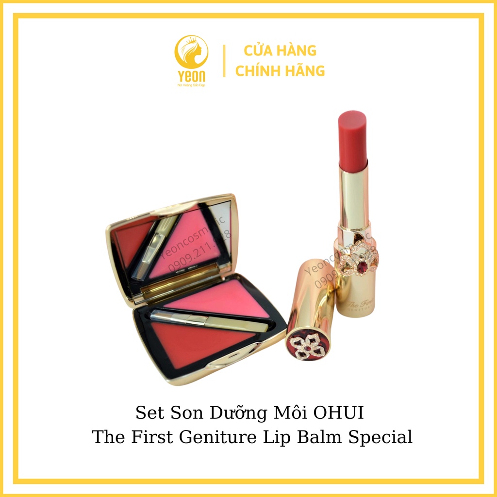 💥 Hàng Hot💥 Set Son Dưỡng Môi OHUI The First Geniture Lip Balm Special Set