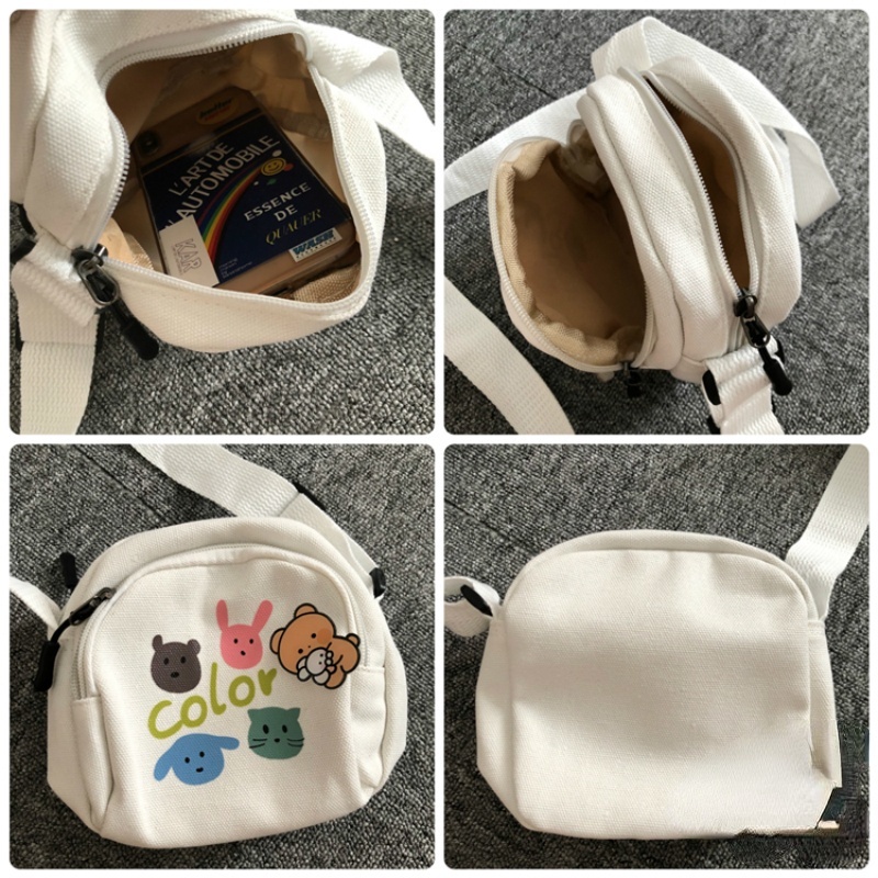 Túi Đeo Chéo canvas Phong Cách Hàn Quốc Mới 2022 Thời Trang Cho Nữ