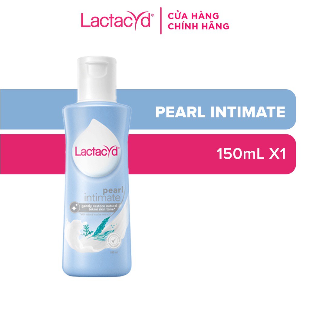 Chai Dung dịch vệ sinh phụ nữ Lactacyd Pearly Intimate 150ml
