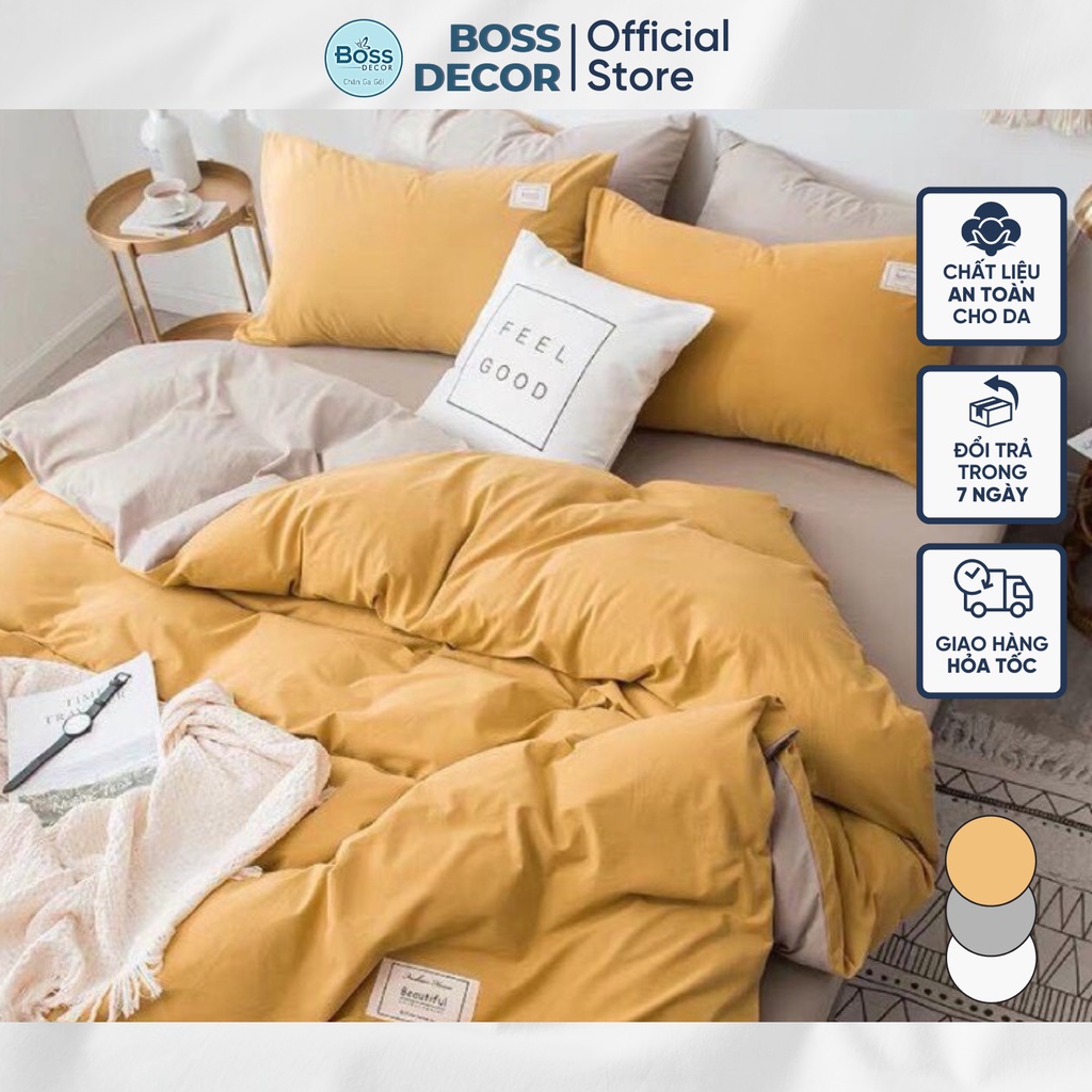 [Mã LIFEMALL9925 giảm 12% đơn 99K] Bộ cotton đũi Boss Decor mềm mịn nhiều mẫu mã