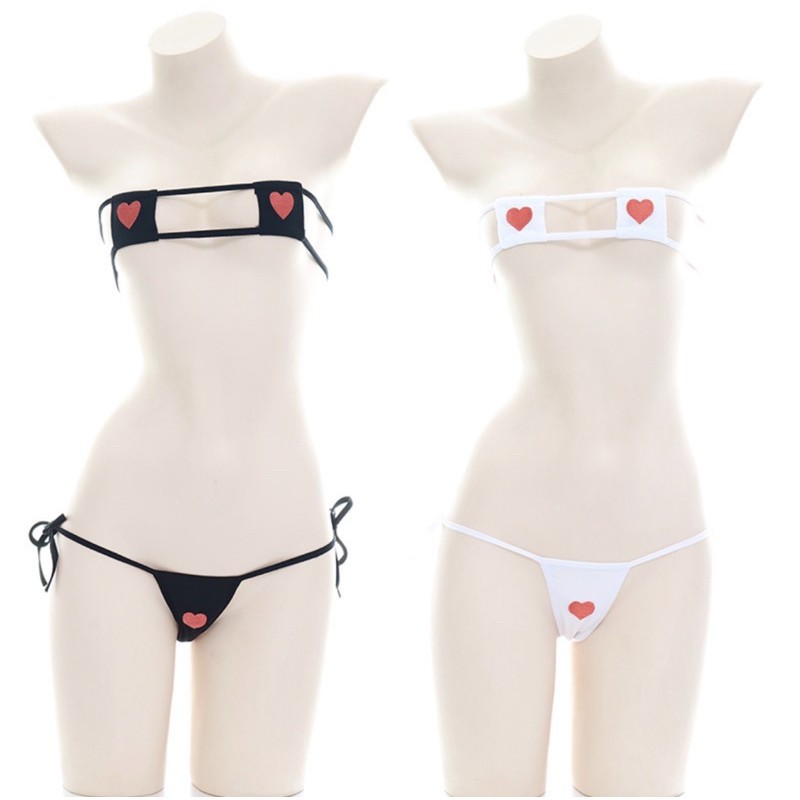 Set áo lót nữ bralette độc đáo Tiny heart Bra set S654 Bralettehousevn | BigBuy360 - bigbuy360.vn