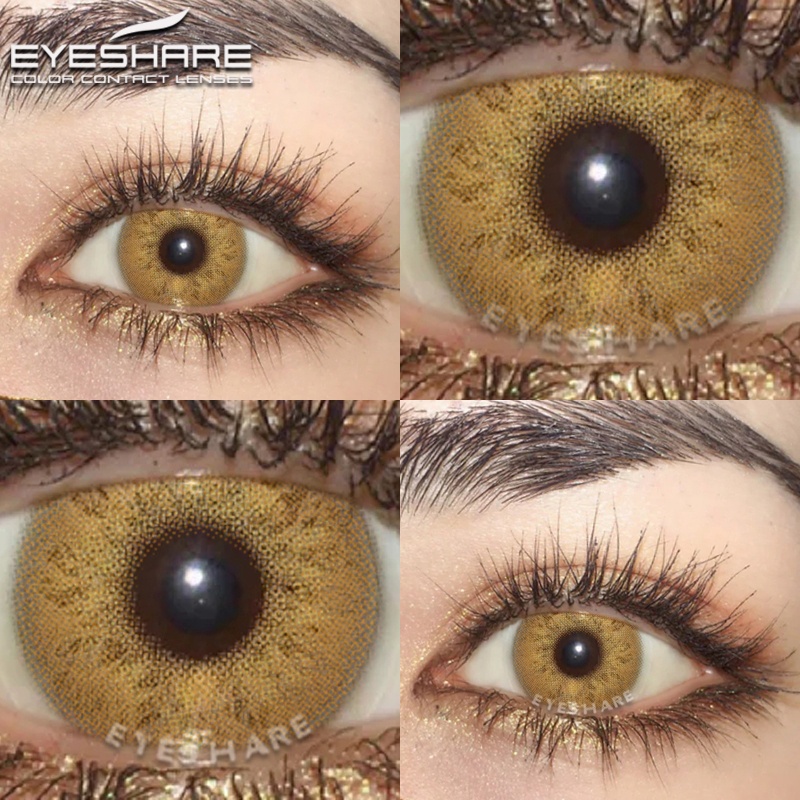 Kính áp tròng màu nâu EYESHARE phong cách Ai Cập 14-14.5MM