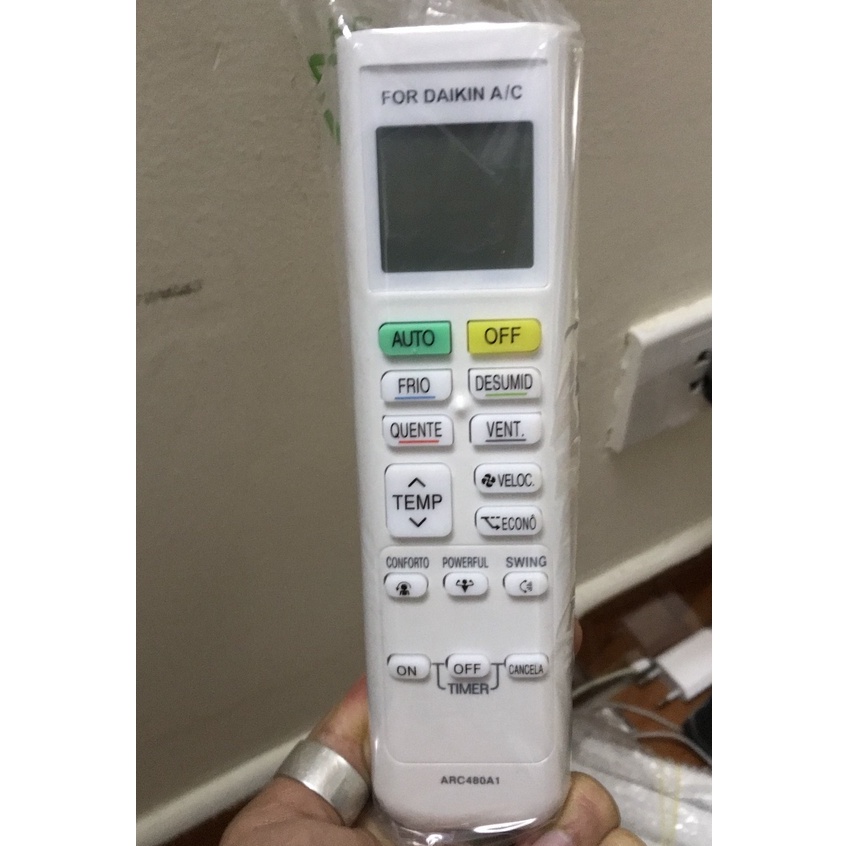 Remote máy lạnh Daikin R32 - Điều khiển điều hòa daikin ga 32 nhiều nút bảo hành 1 tháng