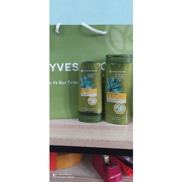 THANH LÝ CLEAR MẪU _Dầu gội -xả cho tóc khô Yves Rocher NUTRI-SILKY TREATMENT SHAMPOO 300ML