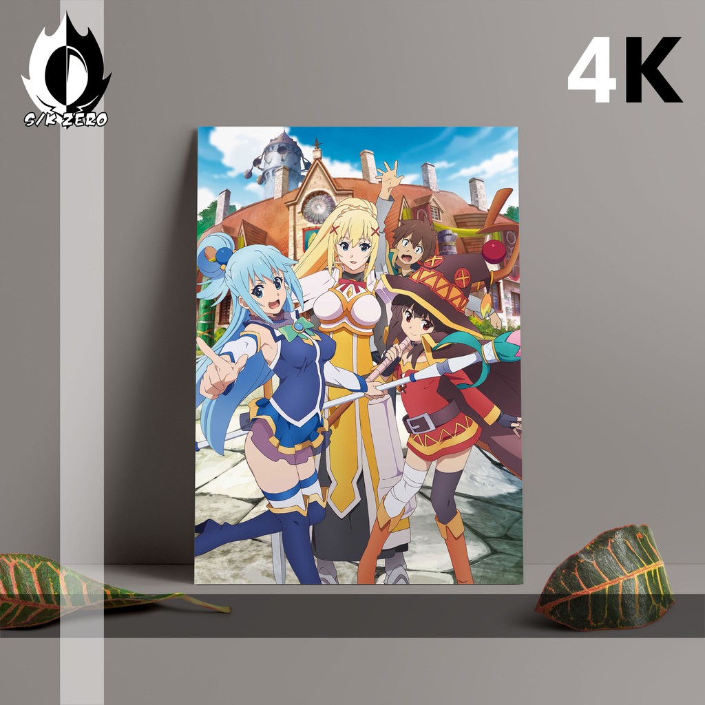 Poster Anime A3 Konosuba (4K)