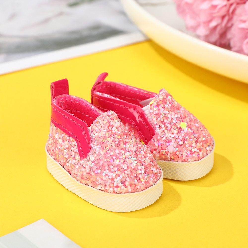 Giày Bốt Búp Bê Đính Kim Sa Cầu Vồng 43cm Hàng Mới