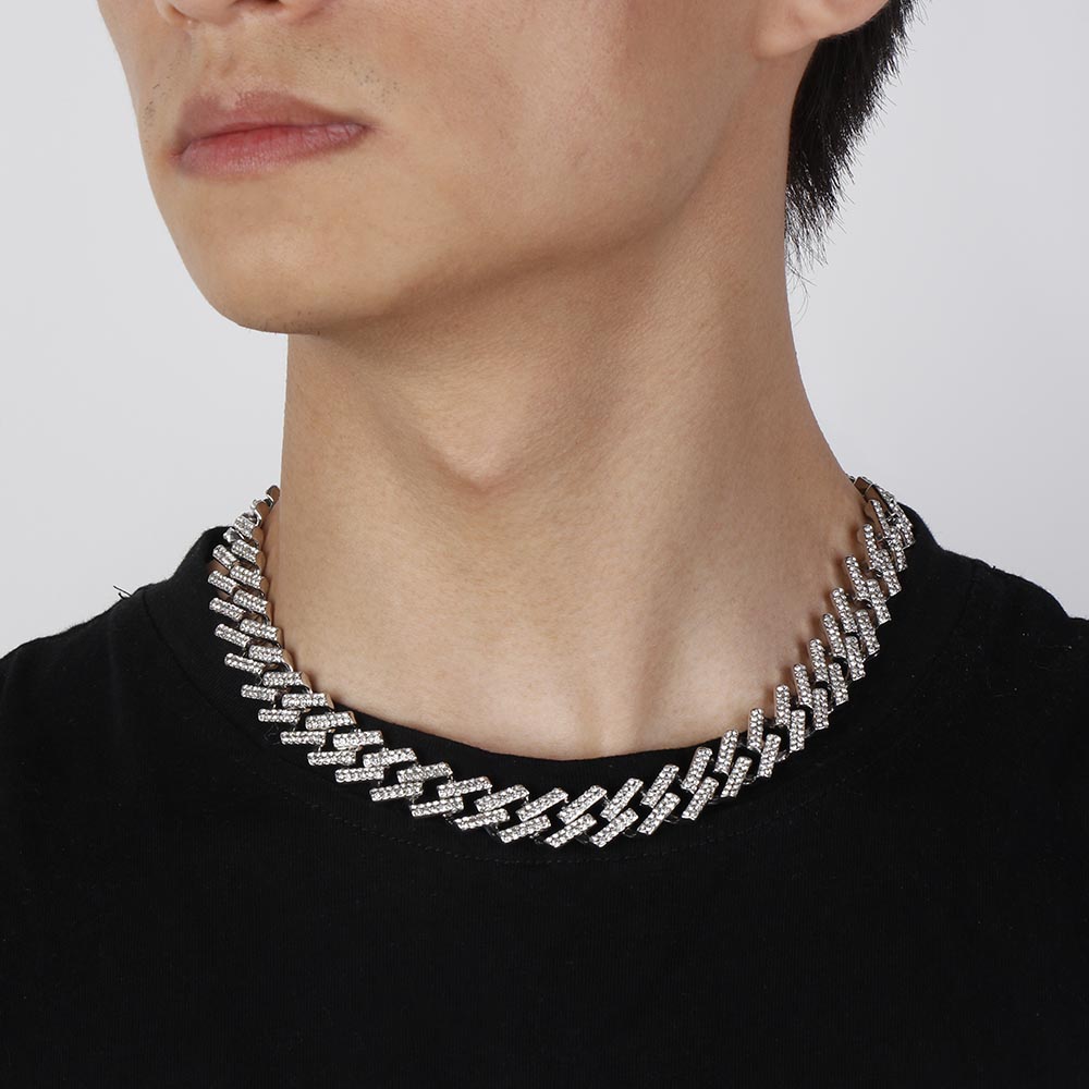 Vòng Đeo Tay Vòng cổ Đính Đá Sáng Lấp Lánh Sang Trọng Cho Nam Và Nữ