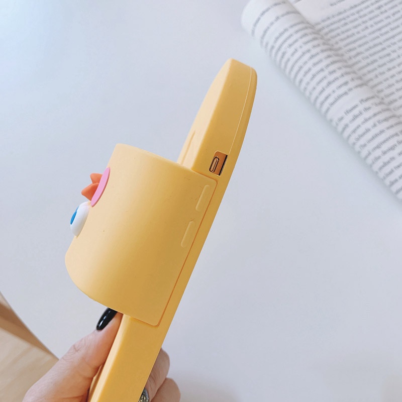 Ốp điện thoại silicon hình chiếc dép thích hợp dễ thương cho Iphone 13 12 11 Pro Max Xr Xs Max 7 8 Plus