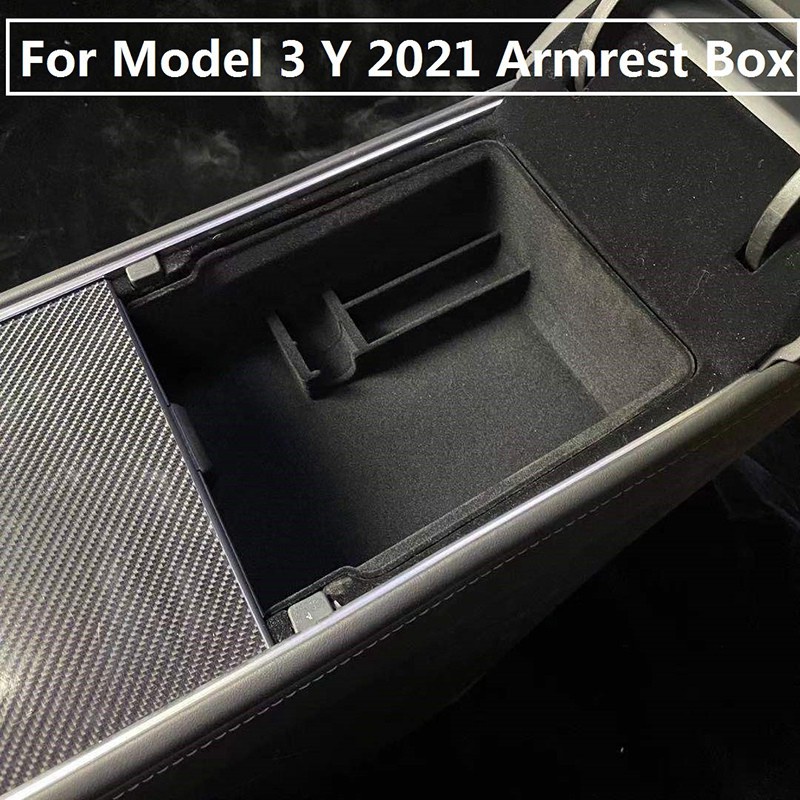 High Quality Storage Box for Tesla el 3 el Y Car Central Armrest Console VNGB