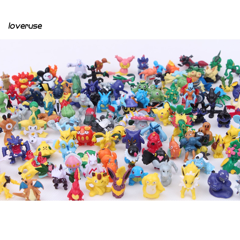 Set 144 Mô Hình Đồ Chơi Pokemon Go Bằng Nhựa Pvc