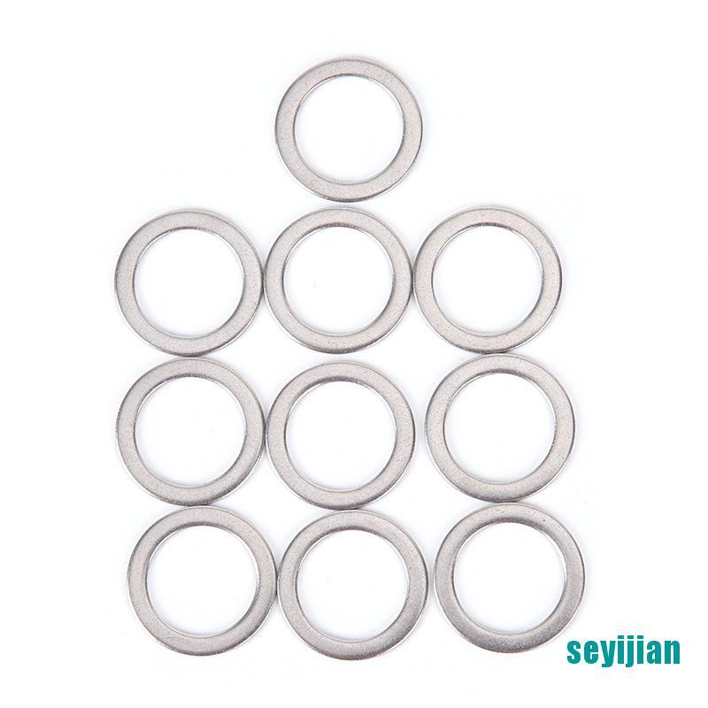 Set 10 Vòng Đệm Bằng Thép Không Gỉ Dành Cho Bàn Đạp Xe Đạp