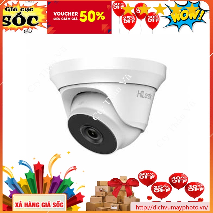 Camera quan sát THC-T140 dome nhựa (Hoặc Dome Sắt) có hồng ngoại độ phân giải 4.0MP kholinhkienmayin