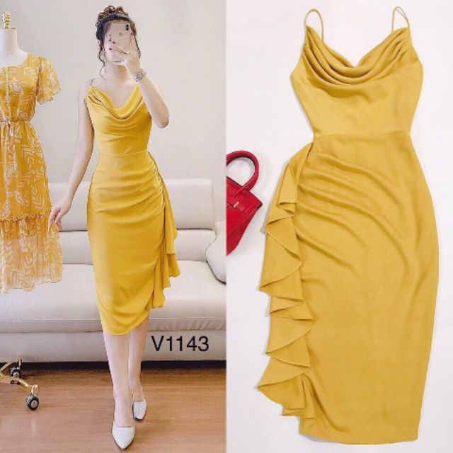 Đầm body thun