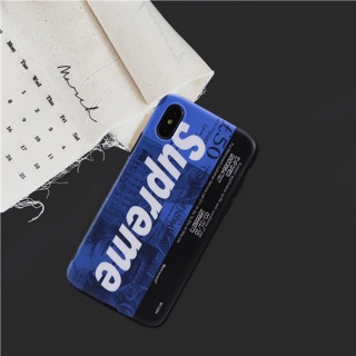 Ốp Supreme Xanh in Chìm iPhone X/Xs Max/7plus/8plus/6plus/6splus
