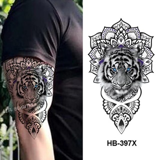 Hình Xăm Dán Tạm Thời Hình Hổ 3d Chống Nước