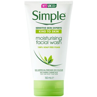 Sữa rửa mặt Simple Kind to Skin Moisturising Facial Wash 150ml