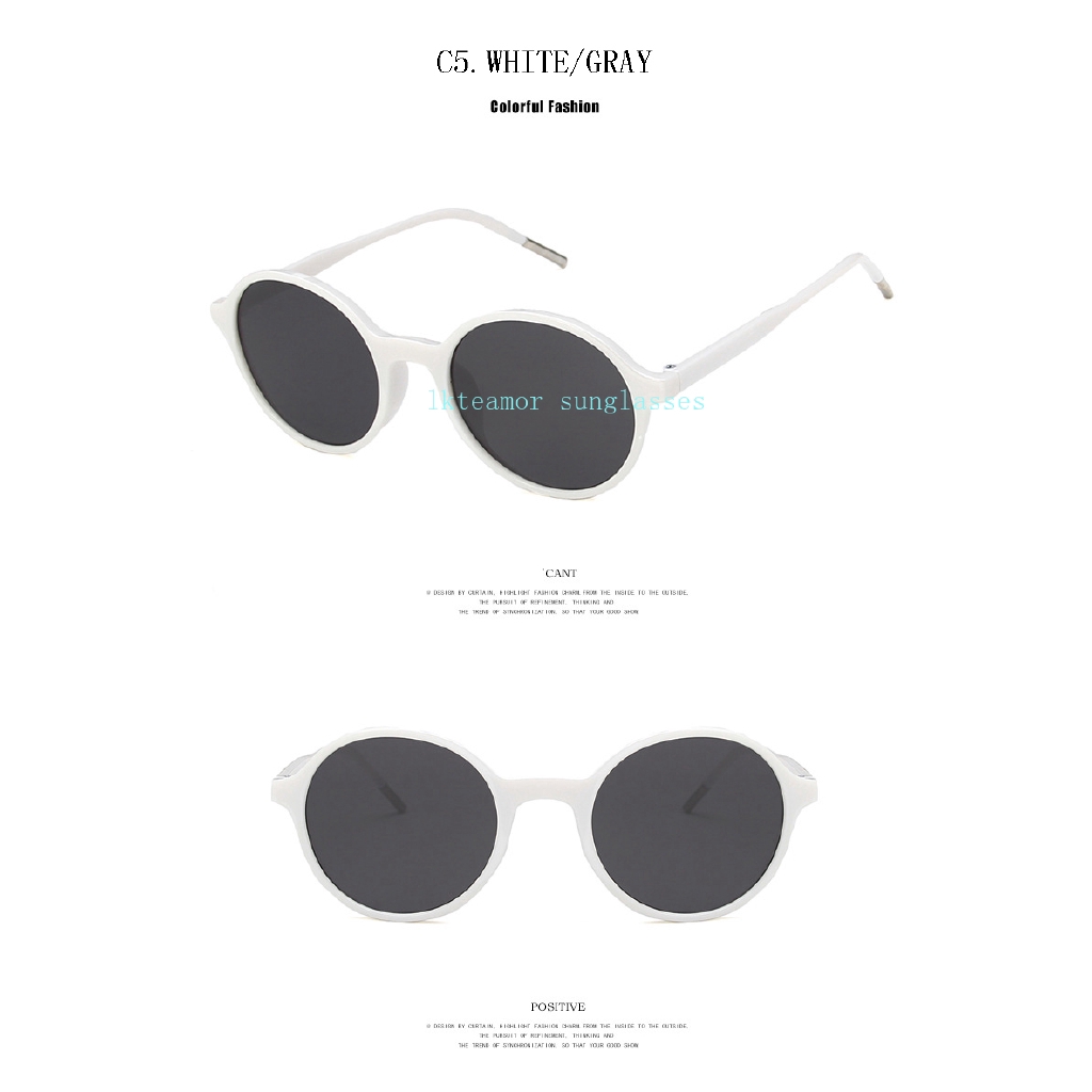 Kính mát gọng tròn phong cách retro kiểu dáng xinh xắn hợp thời trang