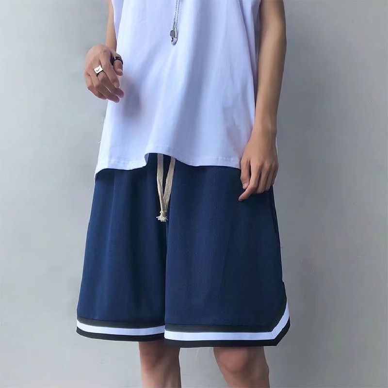 Quần Short Dáng Rộng Lưng Thun Co Giãn Thoải Mái Phong Cách Hàn Quốc Thời Trang Cho Nam Và Nữ size M-2XL