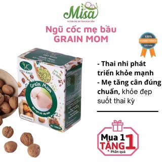 Ngũ Cốc Mẹ  Bầu Grain Mum Việt Khuê 500gr, Bột Ngũ Cốc Dinh Dưỡng Dành Cho Bà Bầu Thơm Ngon Dễ Uống