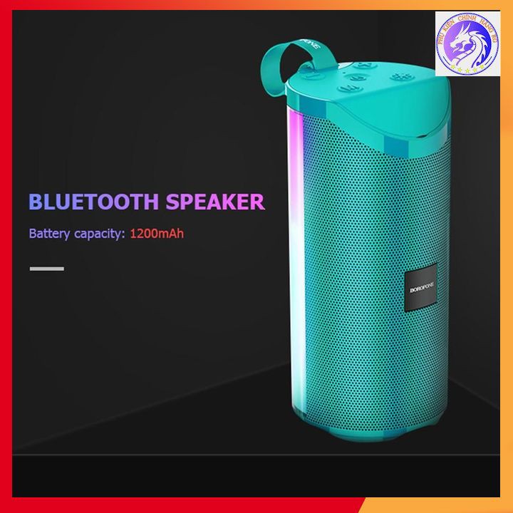 Loa Bluetooth Borofone BR5 Đèn Led Sống Động, Hỗ Trợ Nghe Nhạc Thẻ Nhớ/ Đài FM/ USB - Bảo Hành 12 Tháng