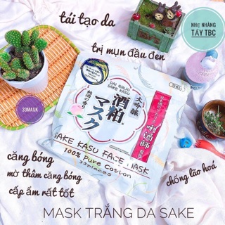Mặt nạ sake Nhật 33 miếng