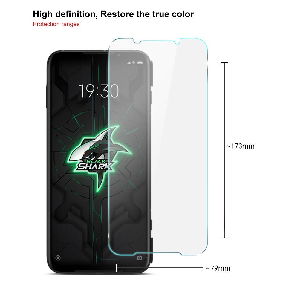 Kính Cường Lực Xiaomi Black Shark 3 Pro - Không FULL, 9H-0.26mm