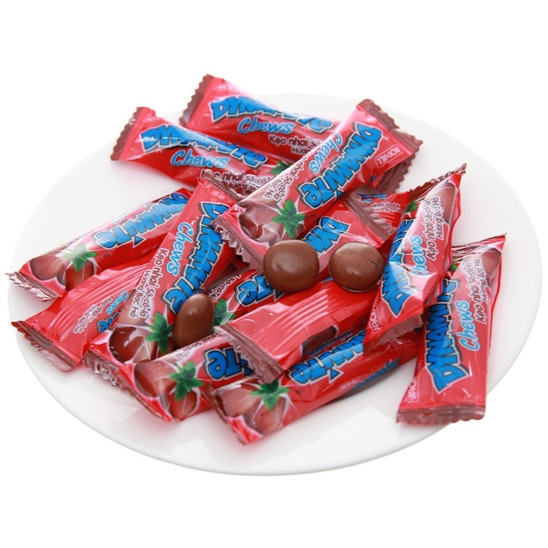 Kẹo chew 3 viên socola gói 125g( 25 cái)