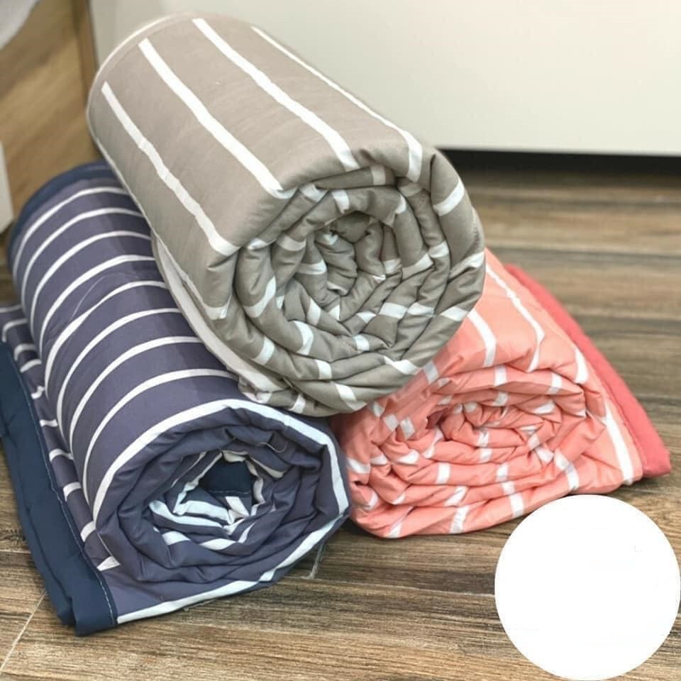Chăn hè thu muji đũi kẻ ngang xuất nhật cao cấp