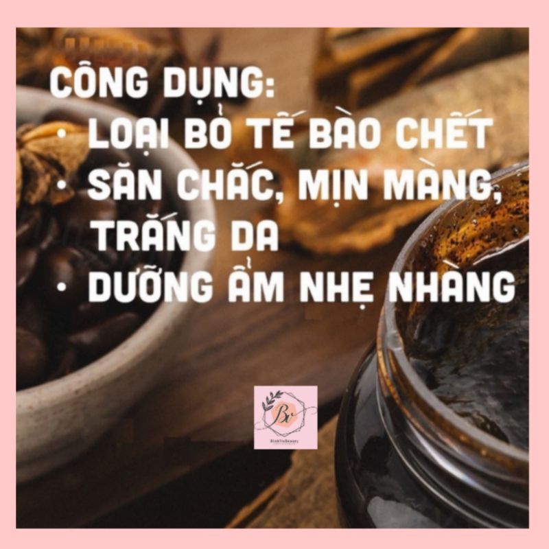 TẨY DA CHẾT TOÀN THÂN BODY QUẾ HỒI & CÀ PHÊ EXCLICIVE COSMETICS 380G