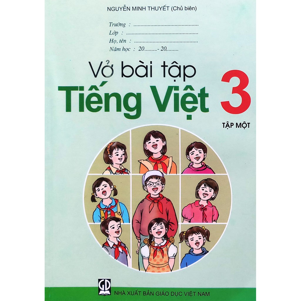 Sách - Vở bài tập Tiếng việt 3 - tập một | BigBuy360 - bigbuy360.vn